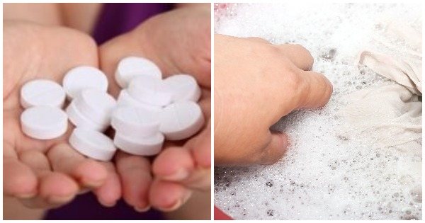 Que se passe-t-il si vous mettez de l'aspirine dans la machine à laver