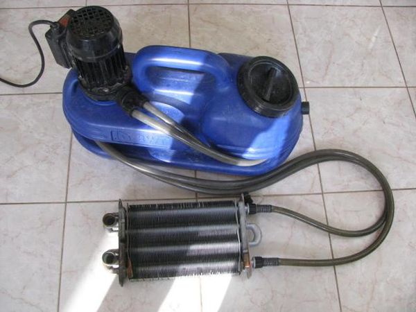 Réparation d'échangeur de chaleur à colonne de gaz à faire soi-même