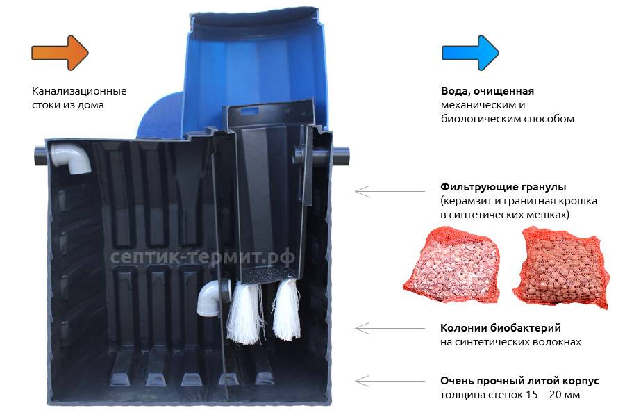 Termite de fosse septique pour une résidence d'été: avis des propriétaires - négatifs et positifs