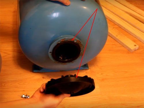 Séquence de montage de l'accumulateur VAREM UO24