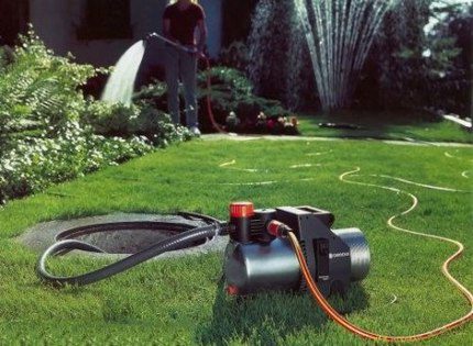 Un bon exemple de pompe de puisard en action