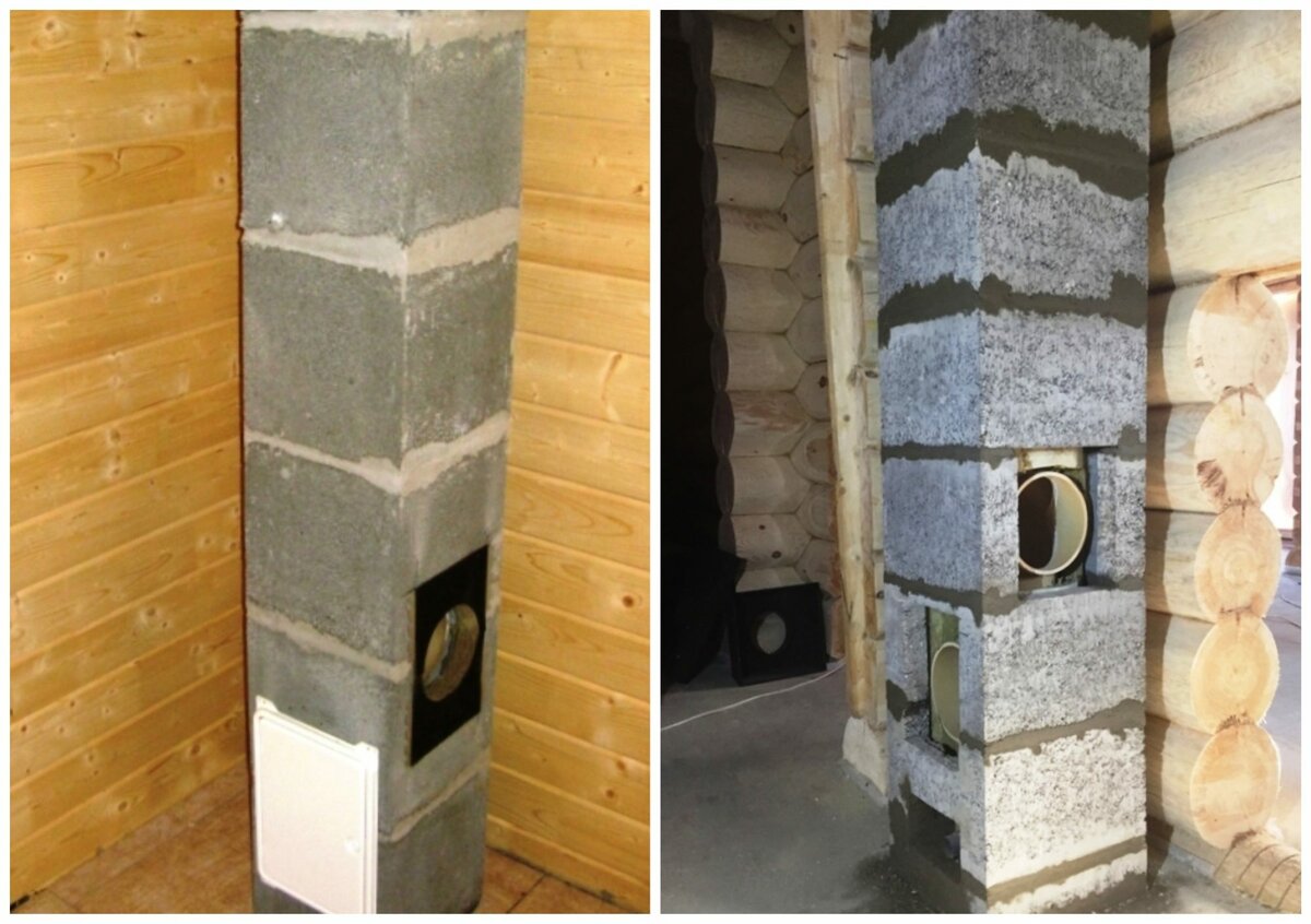 Cheminée à faire soi-même: appareil et installation d'un canal de fumée dans une maison privée