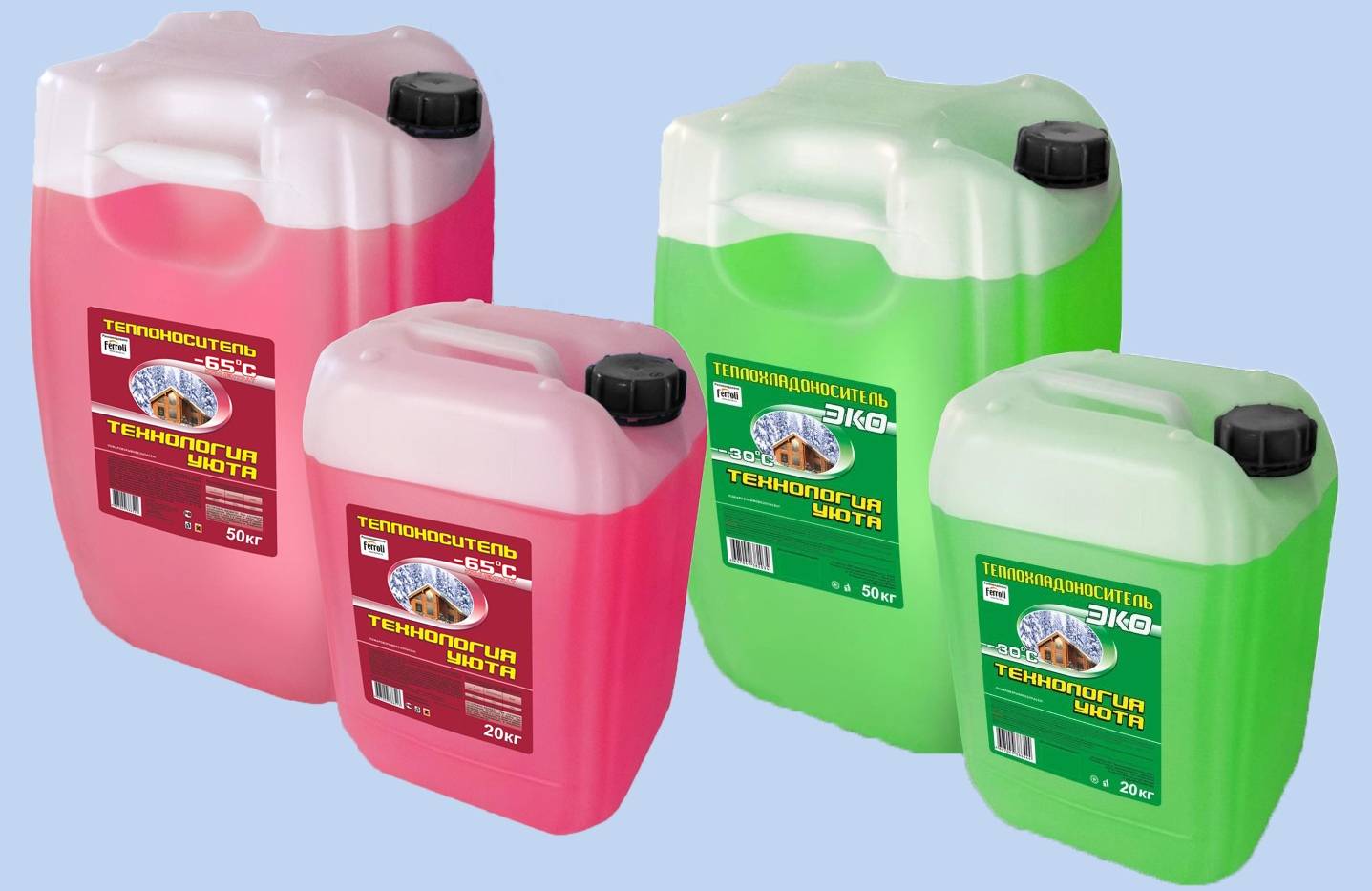 Comment choisir un liquide de refroidissement pour un système de chauffage de maison de campagne - descriptions de l'antigel