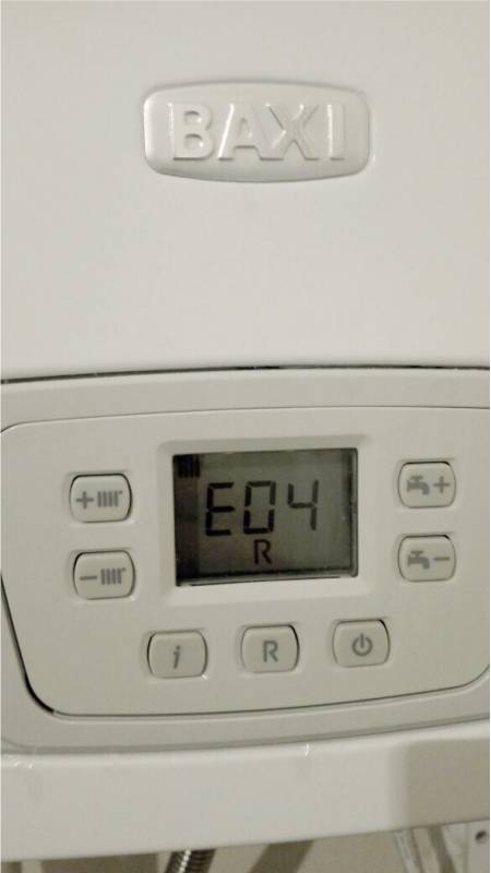 Comment corriger l'erreur e98 sur une chaudière à gaz baxi (baxi)