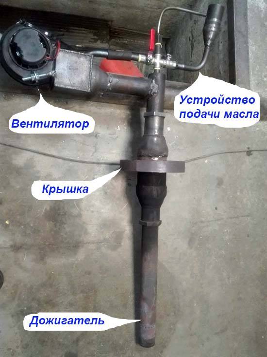 Réchaud à huile moteur usagé : options de conception + exemple de bricolage