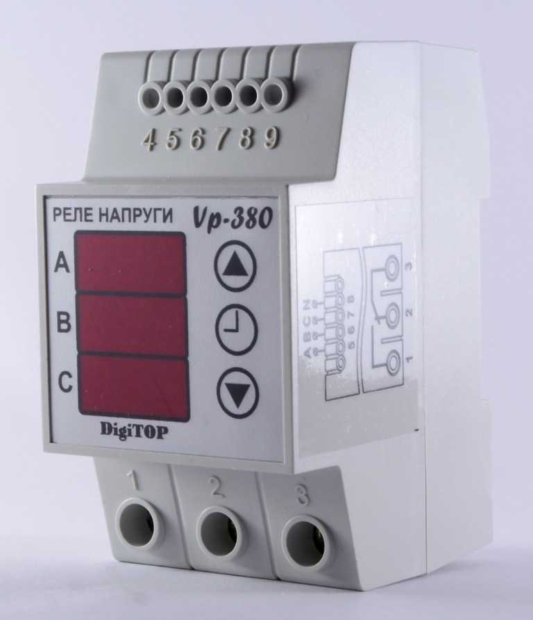 Relais de tension triphasé: appareil, caractéristiques et principe de fonctionnement