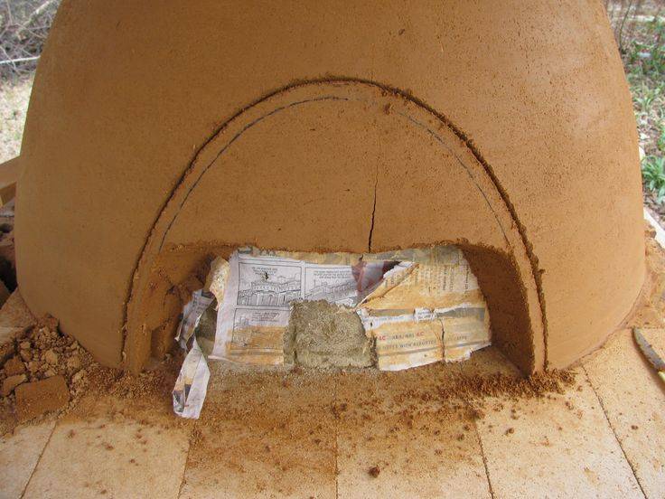 Nous préparons un mortier d'argile pour la pose du four - samstroy - construction, design, architecture.