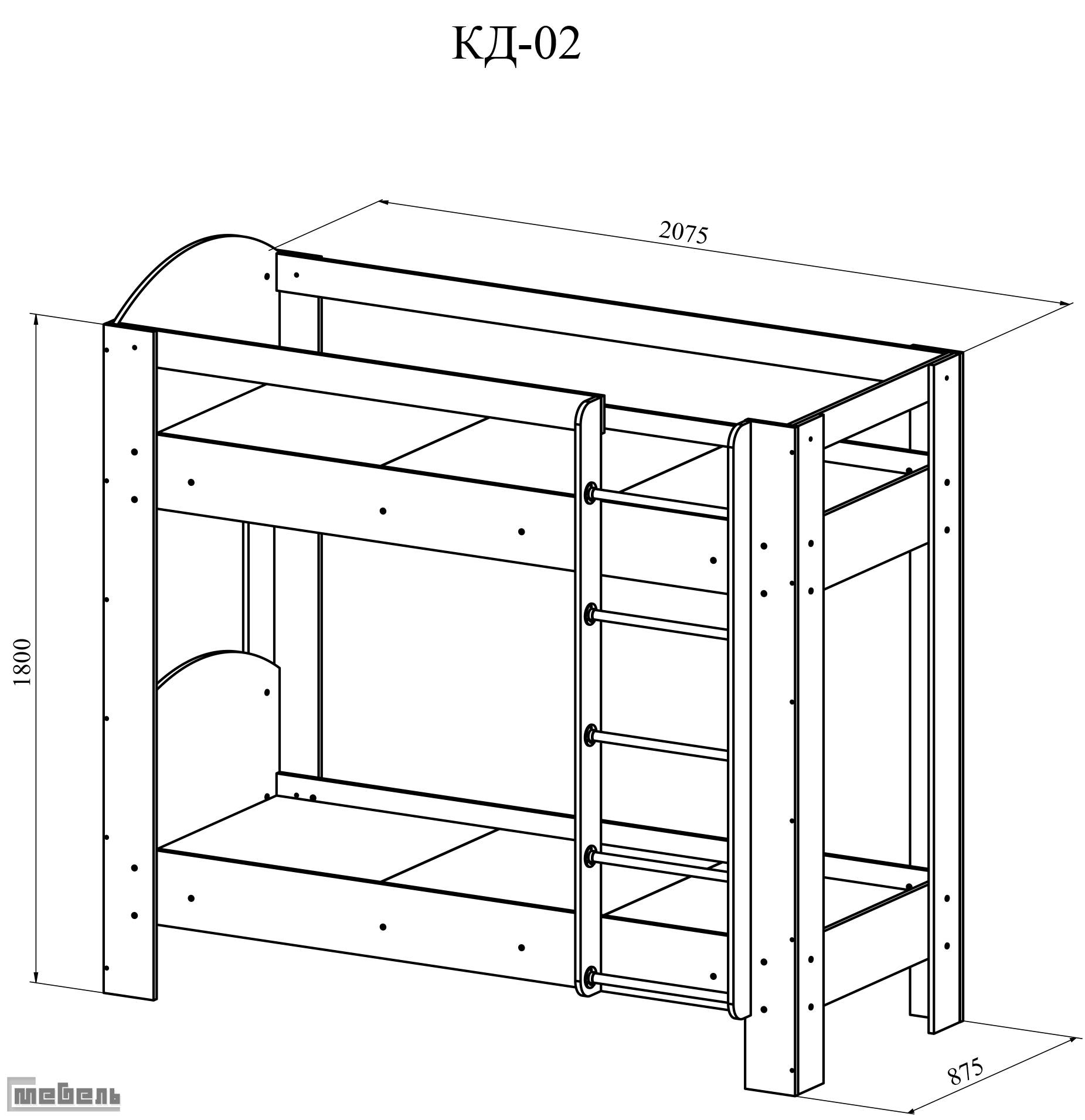 Lit superposé à faire soi-même - dessins et schémas, master classes!