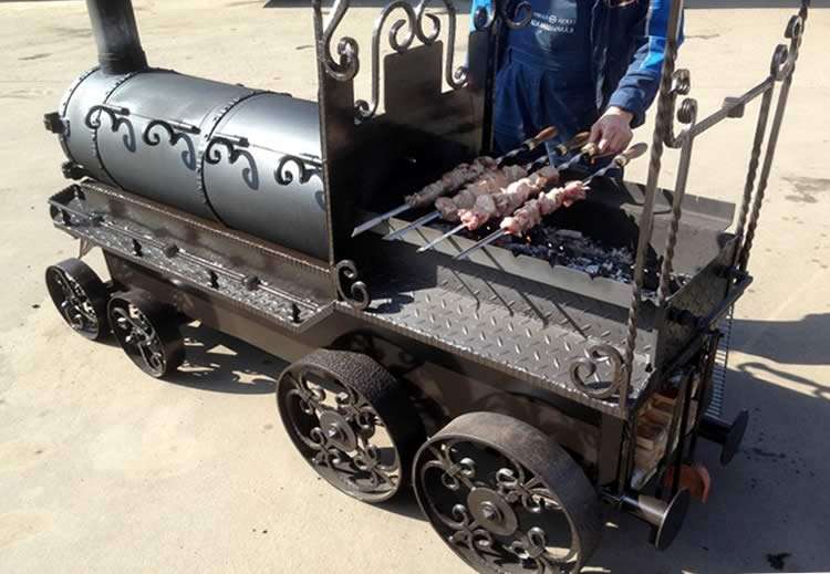 Brasier à faire soi-même à partir d'une bouteille de gaz: instructions et caractéristiques