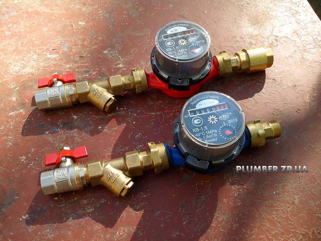 Clapet anti-retour dans les compteurs d'eau