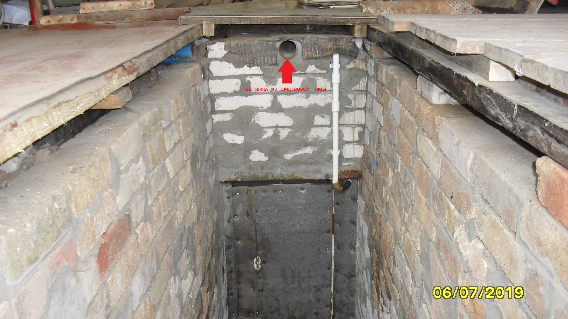 Construction à faire soi-même d'un trou d'observation dans le garage