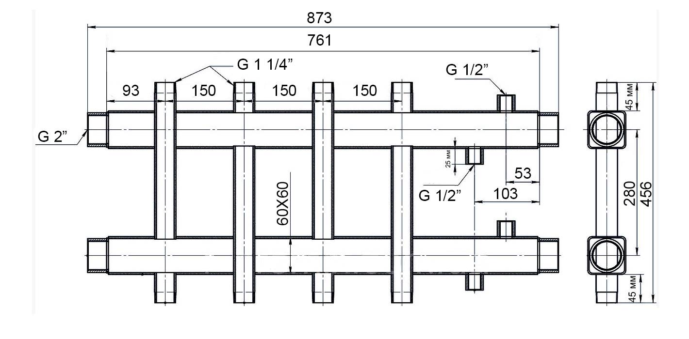 Collecteurs pour le chauffage: types et règles d'installation