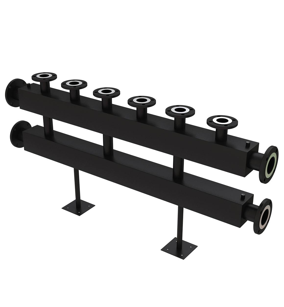 Caractéristiques d'installation d'un collecteur d'un sol calorifugé