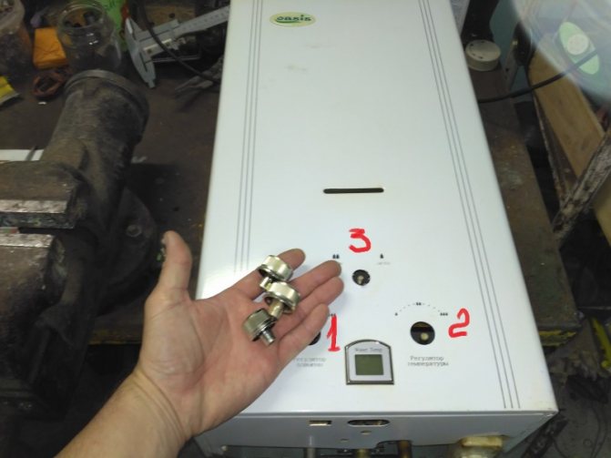 Atténuation des geysers oasis et vecteur : causes des pannes et moyens de les éliminer