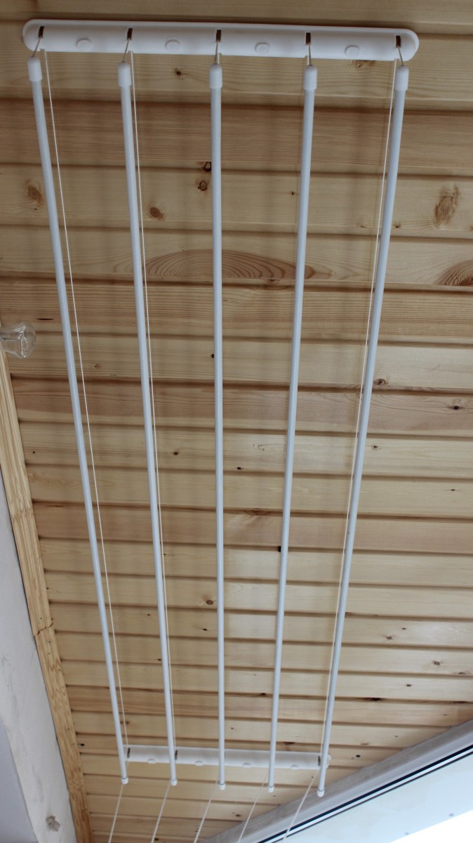 Sèche-linge au plafond sur le balcon : cinq modèles populaires + conseils pour choisir et installer