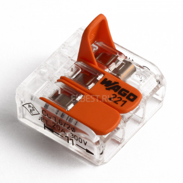 Bornes pour les fils de connexion - types et prix pour wago et abb