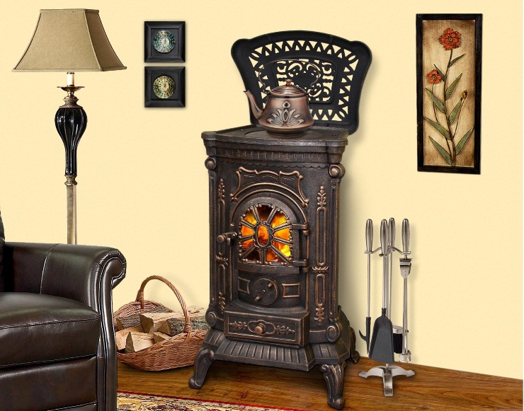 Poêles à bois pour le chauffage des maisons privées