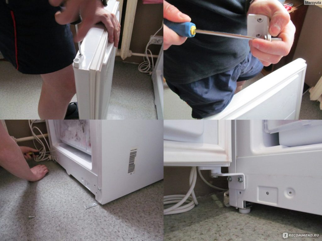 Comment changer la porte du réfrigérateur de l'autre côté dans différents modèles - les outils et instructions nécessaires