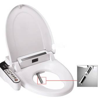 Aperçu comparatif du couvercle du bidet, de la tête du bidet et de la fixation du bidet et de leur connexion