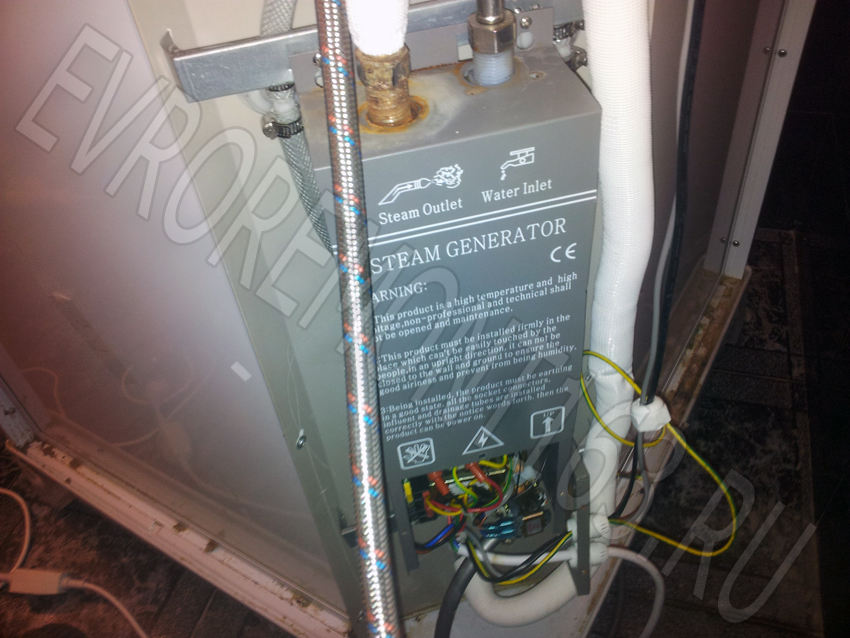 Générateur de vapeur pour cabine de douche: comment choisir et installer ses propres mains