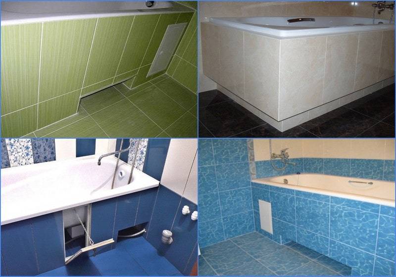 Comment installer un écran sous une baignoire: installer un écran pour une baignoire, comment installer un écran coulissant en plastique de vos propres mains, comment le fixer correctement, comment le réparer, comment assembler