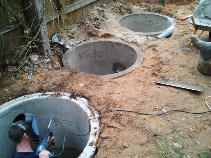 Comment faire une fosse septique à partir d'anneaux en béton de vos propres mains