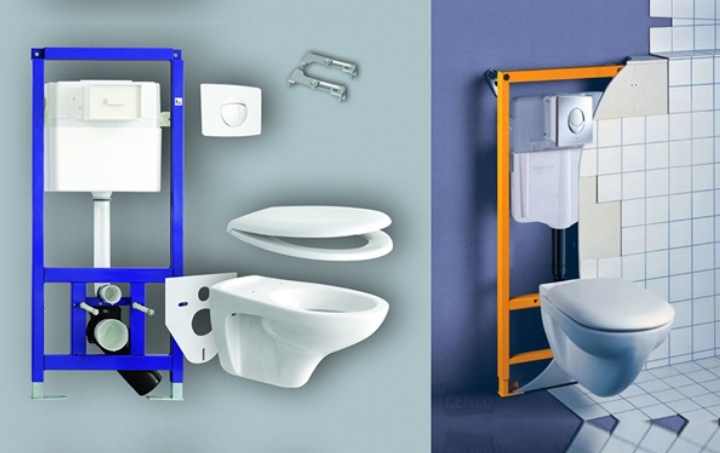 Installation de toilettes murales à faire soi-même - schéma d'installation, avantages et inconvénients