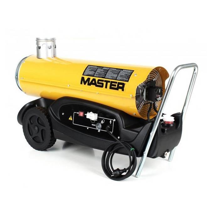 Pistolet à air chaud - le meilleur appareil de chauffage pour un garage ou une boîte de réparation