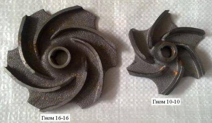 Présentation de la pompe à eau Gnome: appareil, caractéristiques et caractéristiques de fonctionnement