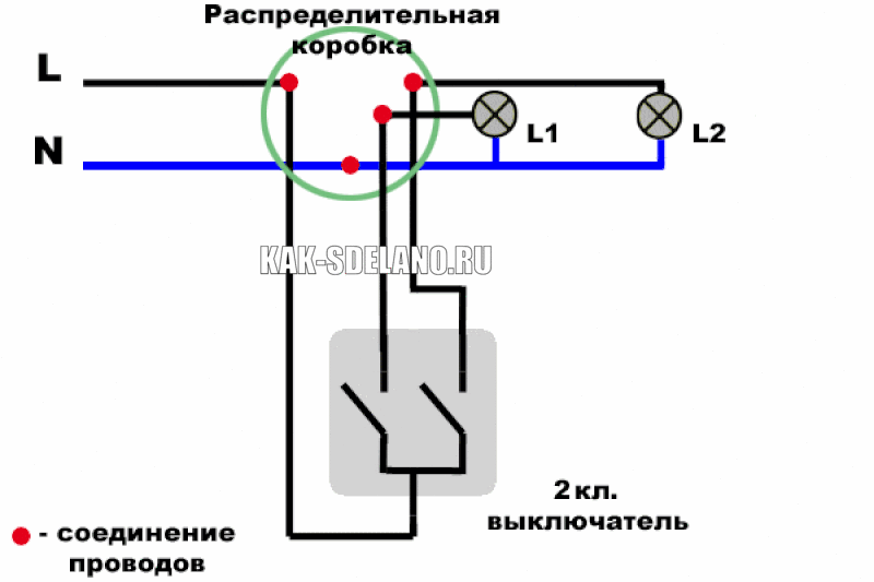 Comment connecter un interrupteur avec une seule clé: règles et schémas de connexion