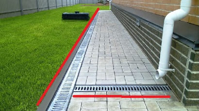 Est-il possible de mettre un égout pluvial du toit dans le tuyau de drainage du site