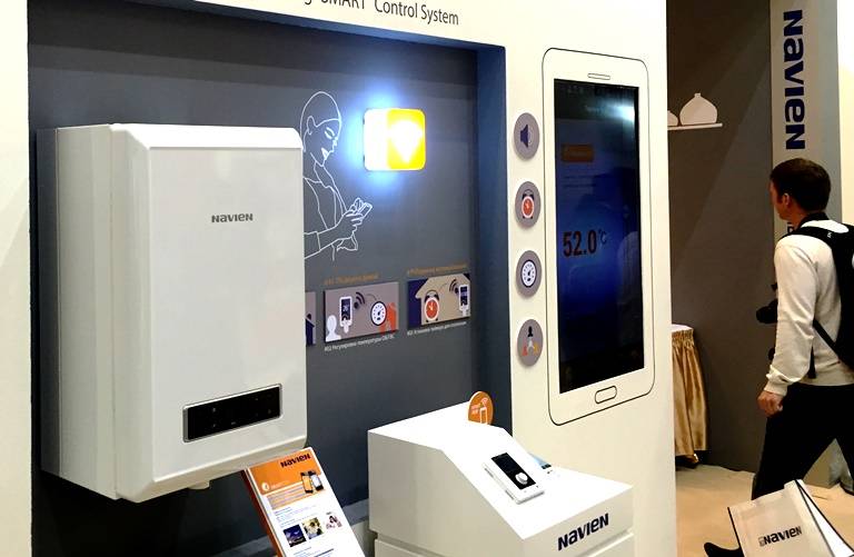 Entretien des chaudières à gaz Navien: instructions d'installation, de connexion et de configuration