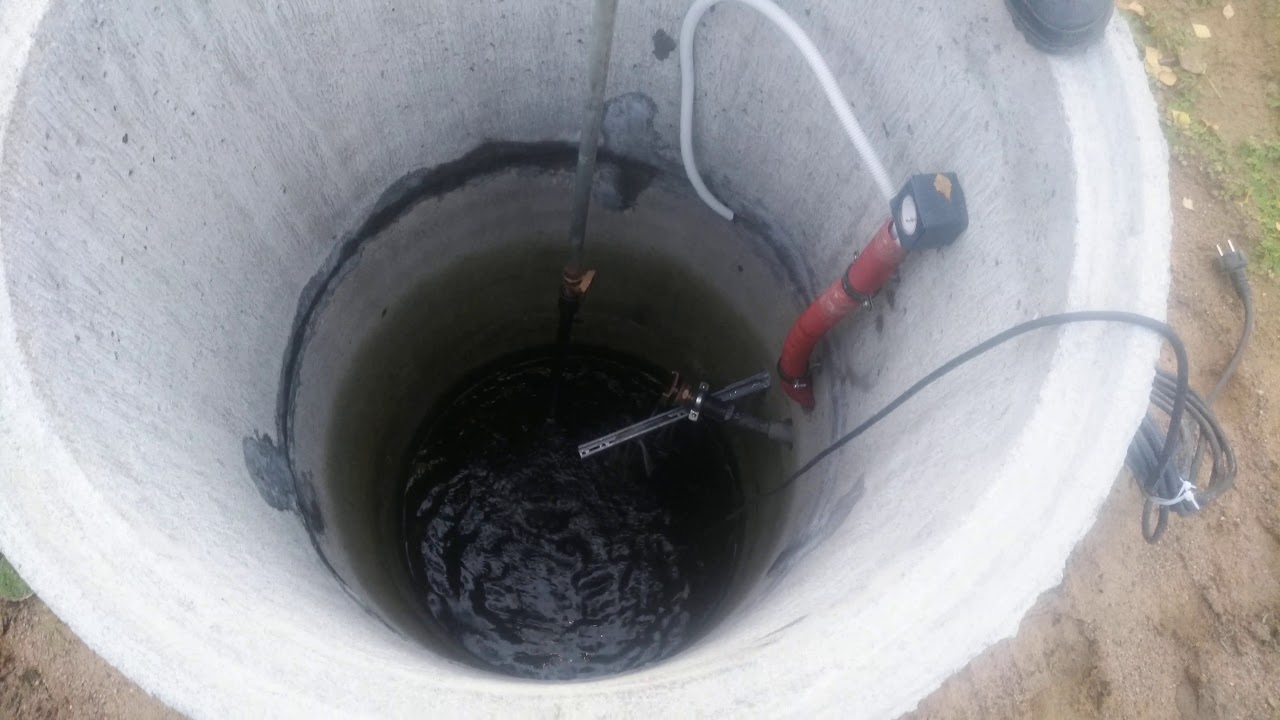 Raccordement d'une station de pompage à un puits et à un puits, schémas et caractéristiques