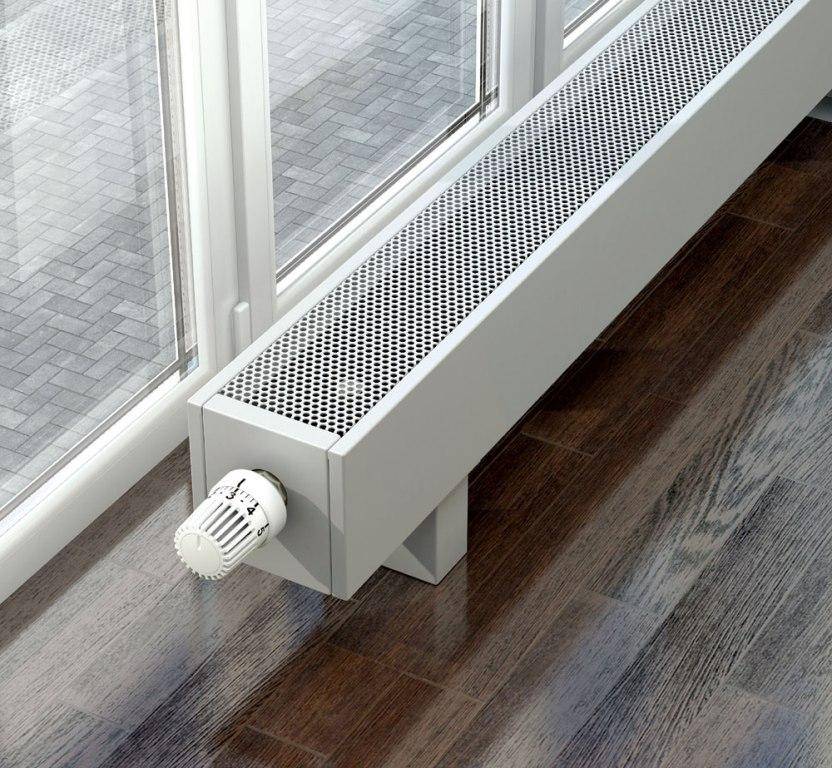 Convecteurs de chauffage au sol à eau: types, fabricants