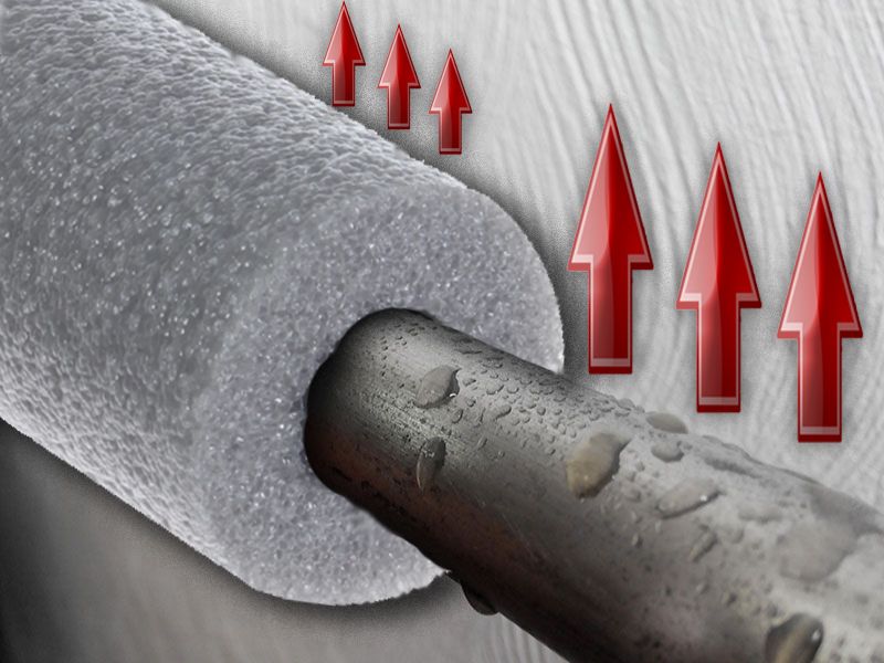 Isolation pour tuyaux de chauffage : aperçu des types + exemples d'application