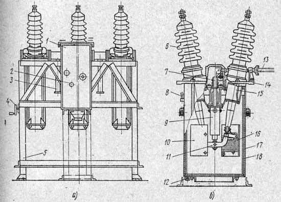 Disjoncteur à huile multi-volumes - la grande encyclopédie du pétrole et du gaz, article, page 4