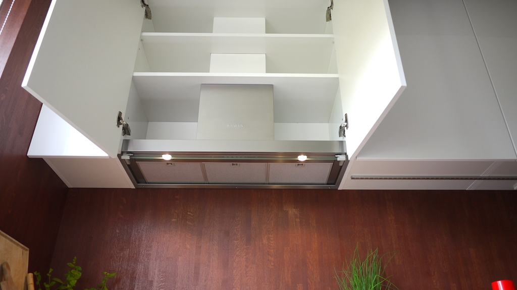 Hotte encastrable : règles d'installation dans un meuble et caractéristiques au choix