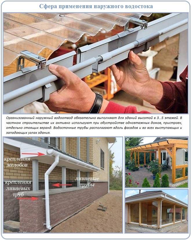 Comment faire des déversoirs depuis le toit: recommandations générales pour aménager un système de drainage de vos propres mains
