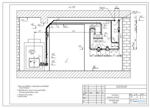 Conception de gazoducs à Moscou - conception de gazoducs à haute, moyenne et basse pression