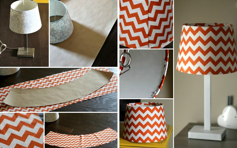Abat-jour de lampe de table bricolage: 50 meilleures idées