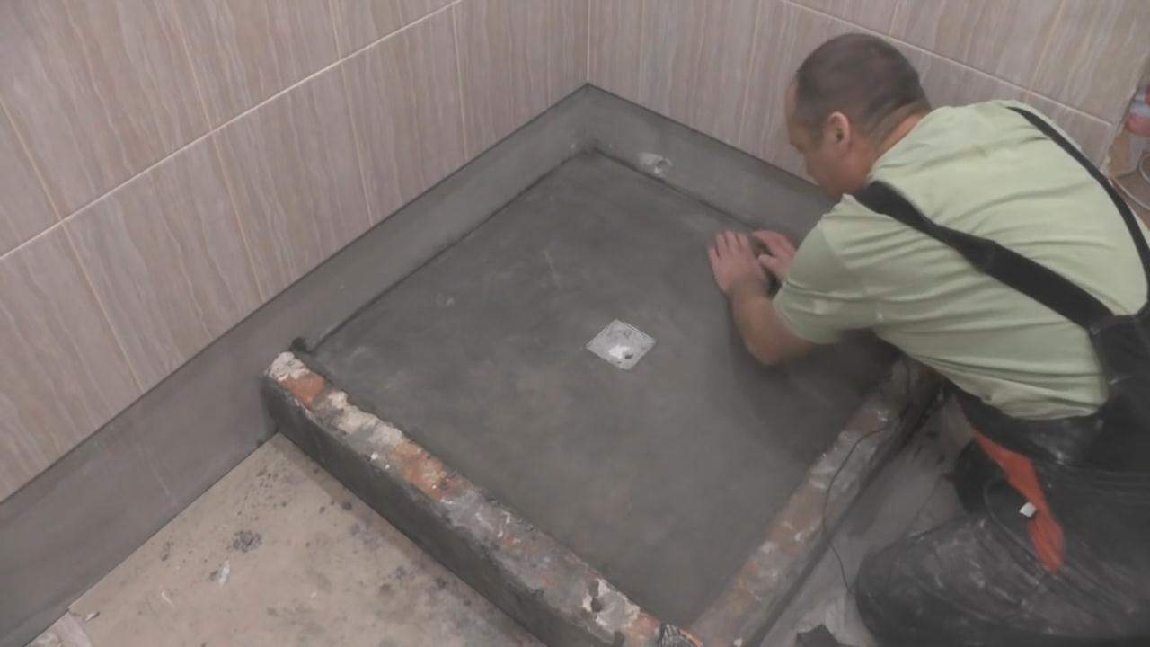 Receveur de douche bricolage