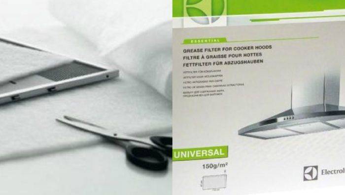 Filtres à graisse pour hotte: variétés, leurs caractéristiques et inconvénients + comment choisir