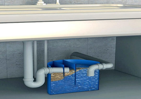 Bac à graisse d'égout de cantine : travaux, avantages
