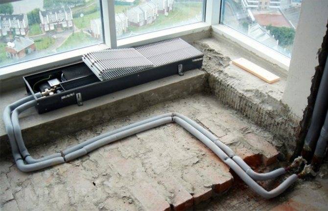 Caractéristiques des convecteurs construits sous le rebord de la fenêtre