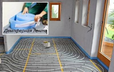 Chape sur un sol à eau chaude : choix de l'épaisseur et méthodes d'appareils populaires
