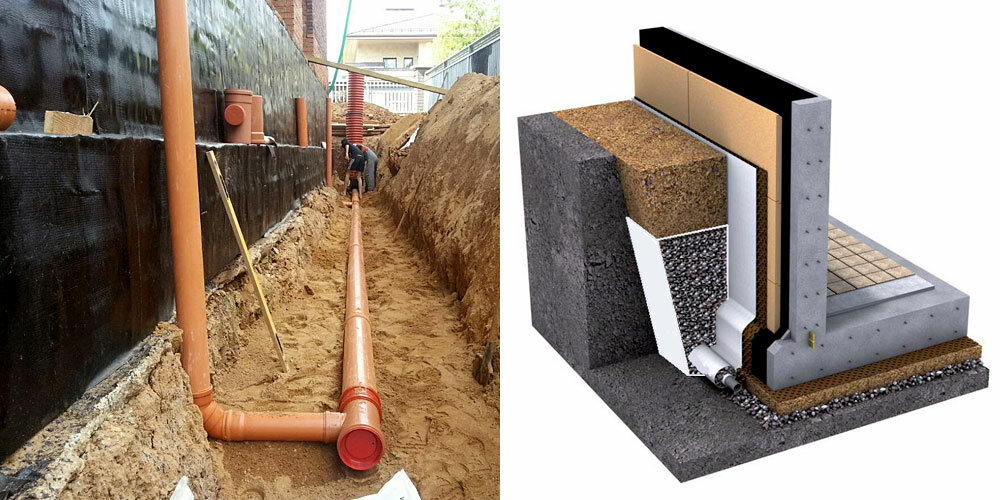 Dispositif de drainage à faire soi-même autour de la maison: instructions étape par étape