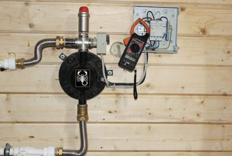 Chaudière électrique Scorpion - chauffage d'une maison privée