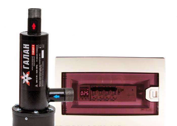 Chaudière à électrodes Galan - principe de fonctionnement, avis