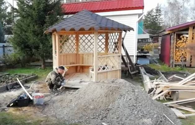 Gazebos DIY en bois : une sélection d'idées et des instructions de montage détaillées