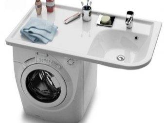 Les nuances de l'installation d'un évier sur une machine à laver: un exemple de travail étape par étape